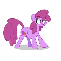 Size: 1280x1280 | Tagged: safe, artist:turtlefarminguy, derpibooru import, berry punch, berryshine, earth pony, pony, :p, berrybetes, cute, female, mare, silly, simple background, solo, tongue out, white background