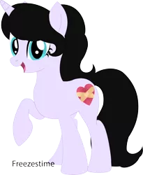 Size: 3215x3912 | Tagged: safe, artist:freezestime, derpibooru import, oc, unnamed oc, pony, unicorn, base used, looking at you, simple background, smiling, solo, transparent background