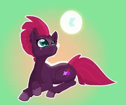 Size: 3000x2500 | Tagged: safe, artist:chedx, derpibooru import, fizzlepop berrytwist, tempest shadow, pony, unicorn, broken horn, colored pupils, cute, ear fluff, eye scar, female, horn, looking at something, mare, prone, scar, solo, tempestbetes, unshorn fetlocks