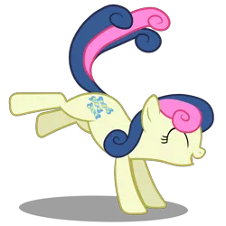 Size: 4000x4000 | Tagged: safe, artist:mundschenk85, derpibooru import, bon bon, sweetie drops, pony, absurd resolution, amused, bon bon is amused, bucking, cute, simple background, solo, transparent background, vector