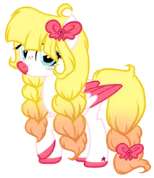 Size: 600x695 | Tagged: safe, artist:sugarplanets, derpibooru import, oc, unofficial characters only, pegasus, pony, braid, braided pigtails, braided tail, female, freckles, mare, pigtails, simple background, solo, transparent background, twin braids, twintails, two toned wings, wings