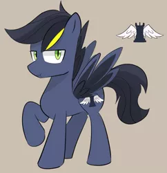 Size: 987x1021 | Tagged: safe, artist:lance, derpibooru import, oc, pegasus, pony, solo