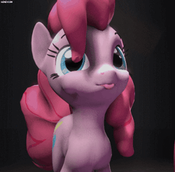 Size: 367x360 | Tagged: safe, artist:fishimira, derpibooru import, pinkie pie, earth pony, pony, 3d, :3, :p, animated, cute, diapinkes, female, gif, hnnng, looking at you, mare, perfect loop, pfft, pinkie being pinkie, ponk, puffy cheeks, shifty eyes, silly, silly pony, smiling, solo, source filmmaker, tongue out