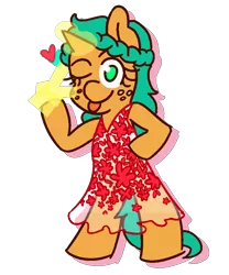 Size: 750x900 | Tagged: safe, artist:threetwotwo32232, derpibooru import, snails, pony, clothes, dress, glitter shell, heart, see-through, see-through dress, simple background, solo, tongue out, white background