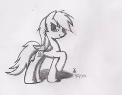 Size: 1106x863 | Tagged: artist:wyezee, black and white, derpibooru import, grayscale, looking at you, monochrome, rainbow dash, safe, sketch