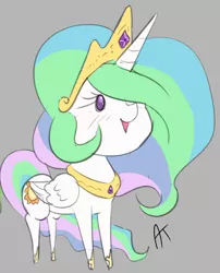 Size: 1284x1586 | Tagged: alicorn, artist:appelknekten, crown, derpibooru import, female, jewelry, mare, princess celestia, regalia, safe, sketch, smiling, solo