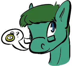 Size: 287x252 | Tagged: safe, artist:tempusfidgets, deleted from derpibooru, derpibooru import, oc, oc:tempus fidgets, earth pony, pony, bust, icon, male, pocket watch, simple background, solo, transparent background