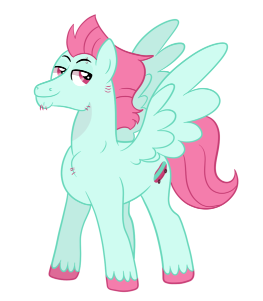 Size: 1014x1156 | Tagged: safe, artist:ashidaii, derpibooru import, oc, oc:casperflip, pegasus, pony, male, offspring, parent:bulk biceps, parent:fluttershy, parents:flutterbulk, simple background, solo, stallion, transparent background