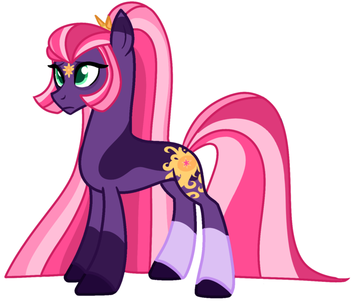 Size: 1527x1303 | Tagged: safe, artist:unicorn-mutual, derpibooru import, oc, oc:wilted quill, earth pony, pony, female, magical lesbian spawn, mare, offspring, parent:tempest shadow, parent:twilight sparkle, parents:tempestlight, simple background, solo, transparent background