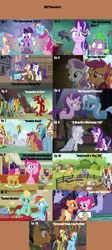 Size: 1760x3932 | Tagged: a hearth's warming tail, alicorn, applejack, applejack's "day" off, artist:nightshadowmlp, barn, clone, clothes, derpibooru import, edit, edited screencap, flutter brutter, fluttershy, food, garble, gauntlet of fire, mane seven, mane six, maud pie, mlp season compilation, mud, newbie dash, no second prances, on your marks, pancakes, pig, pinkie clone, pinkie pie, princess ember, princess flurry heart, rainbow dash, rarity, safe, saffron masala, scared, scarf, scootaloo, screencap, season 6, season 6 compilation, shocked, sign, snowfall frost, spice up your life, spike, spirit of hearth's warming past, spitfire, spread wings, starlight glimmer, stranger than fan fiction, street rat, sweetie belle, syrup, table, text, the crystalling, the gift of the maud pie, the saddle row review, trixie, twilight sparkle, twilight sparkle (alicorn), wall of tags, wings