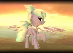 Size: 1500x1080 | Tagged: safe, artist:tbwinger92, derpibooru import, cloudchaser, pony, 3d, butt, featureless crotch, gmod, looking back, plot, solo