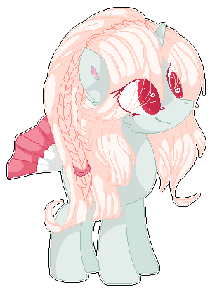 Size: 309x418 | Tagged: safe, artist:blossomic, artist:selenaede, derpibooru import, oc, oc:misaki mio, unofficial characters only, original species, pony, unicorn, augmented tail, base used, female, mare, simple background, solo, transparent background