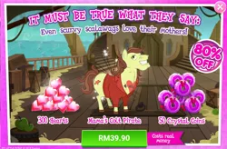 Size: 1036x680 | Tagged: safe, derpibooru import, idw, official, earth pony, pony, advertisement, costs real money, gameloft, idw showified, male, pirate, sale, stallion