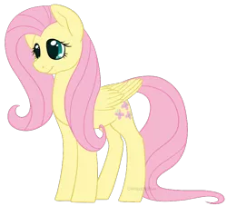 Size: 724x658 | Tagged: safe, artist:darkodraco, derpibooru import, fluttershy, pegasus, pony, female, mare, simple background, smiling, solo, transparent background