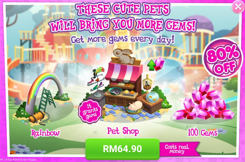 Size: 1027x680 | Tagged: safe, derpibooru import, official, pony, advertisement, costs real money, gameloft, it gives gems, sale