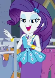 Size: 764x1079 | Tagged: safe, derpibooru import, screencap, rarity, equestria girls, equestria girls series, street chic, spoiler:eqg series (season 2), adorasexy, clothes, cropped, cute, eyeshadow, female, geode of shielding, huggable, lidded eyes, looking at you, magical geodes, makeup, sexy, skirt, smiling