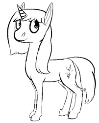 Size: 417x515 | Tagged: safe, artist:tempusfidgets, deleted from derpibooru, derpibooru import, oc, oc:broken pen, pony, unicorn, male, monochrome, simple background, solo