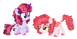 Size: 1451x731 | Tagged: safe, artist:unoriginai, derpibooru import, oc, hybrid, kirin, adoptable, cute, female, filly, magical lesbian spawn, offspring, parent:autumn blaze, parent:pinkie pie, parents:autumnpie, parents:autumnsparkle, parent:twilight sparkle