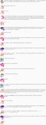 Size: 848x2293 | Tagged: angel bunny, artist:dziadek1990, conversation, derpibooru import, dialogue, emote story, final fantasy, final fantasy vii, fluttershy, leonard hofstadter, owlowiscious, pinkie pie, rainbow dash, reference, safe, sheldon cooper, slice of life, text, the big bang theory, twilight sparkle