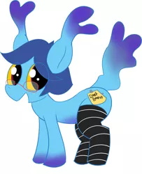 Size: 2560x3145 | Tagged: safe, derpibooru import, oc, oc:cteno, oc:onetc, unofficial characters only, pony, clothes, glasses, note, rip-off, socks, solo, striped socks