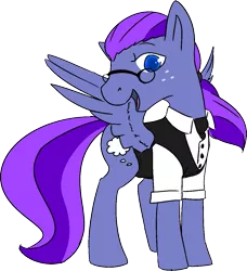 Size: 1105x1212 | Tagged: safe, artist:tempusfidgets, deleted from derpibooru, derpibooru import, oc, oc:lotan, pegasus, pony, male, simple background, solo, transparent background, waiter