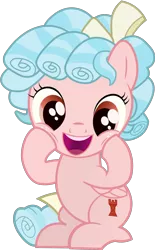 Size: 1338x2160 | Tagged: safe, artist:earlpeterg, derpibooru import, cozy glow, pegasus, pony, what lies beneath, cozy glow is best facemaker, cozybetes, cute, female, filly, foal, freckles, looking at you, open mouth, simple background, smiling, smiling at you, solo, transparent background, vector