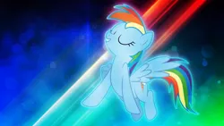 Size: 3840x2160 | Tagged: 4k, artist:game-beatx14, artist:parclytaxel, derpibooru import, edit, rainbow dash, safe, solo, wallpaper, wallpaper edit