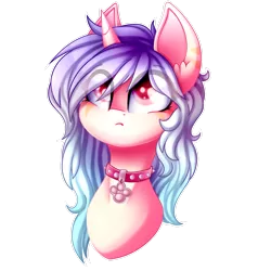 Size: 2449x2449 | Tagged: safe, artist:sodapopfairypony, derpibooru import, oc, pony, unicorn, bust, female, mare, portrait, simple background, solo, transparent background