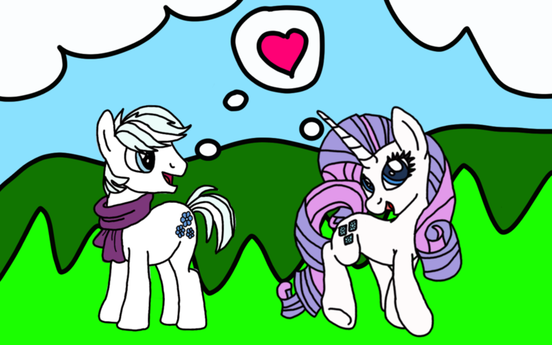 Size: 1024x640 | Tagged: safe, artist:kittkat119, derpibooru import, double diamond, rarity, pony, diamond duo, female, male, shipping, straight