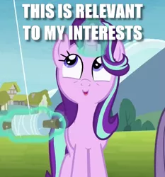 Size: 408x437 | Tagged: safe, derpibooru import, edit, edited screencap, screencap, starlight glimmer, pony, unicorn, rock solid friendship, caption, cute, glimmerbetes, image macro, kite, kite flying, solo focus, text, that pony sure does love kites