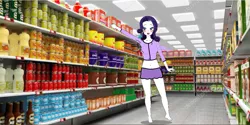 Size: 1920x959 | Tagged: artist:killingpie03, artist:sjrslev, comic:shopping for nudity, derpibooru import, human, humanized, rarity, safe