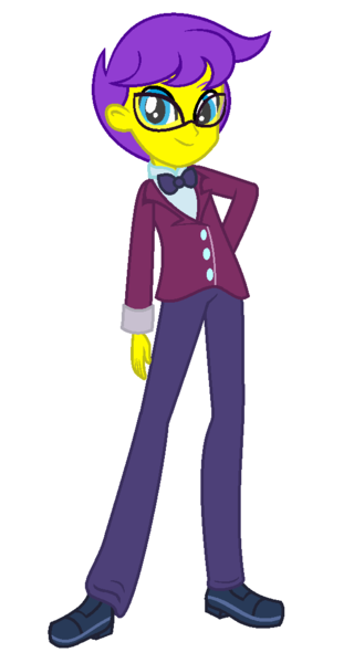 Size: 591x1107 | Tagged: safe, artist:baby, artist:ketrin29, derpibooru import, oc, oc:orion galaxy, unofficial characters only, equestria girls, base used, clothes, crystal prep academy, crystal prep academy uniform, glasses, male, offspring, parent:flash sentry, parent:sci-twi, parent:twilight sparkle, parents:flashlight, school uniform, solo