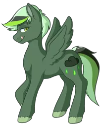 Size: 643x795 | Tagged: safe, derpibooru import, oc, oc:acid rain, unofficial characters only, pegasus, pony, male, simple background, solo, spread wings, stallion, tongue out, transparent background, wings