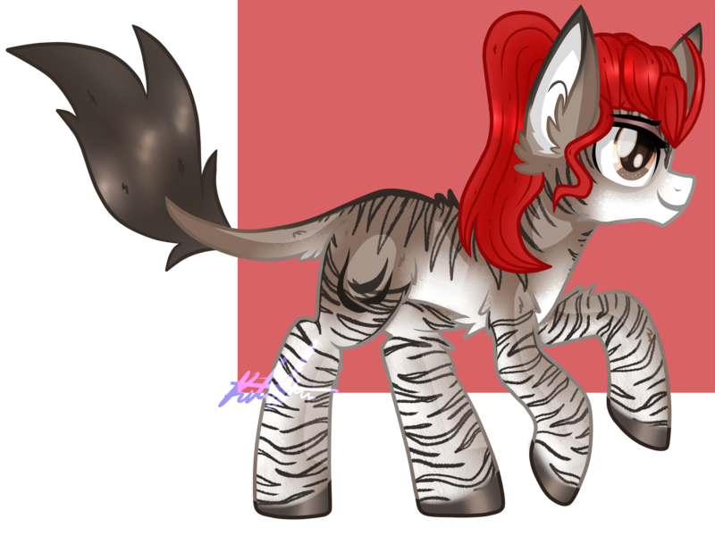 Size: 4538x3402 | Tagged: artist:daringashia, derpibooru import, donkey, fallout equestria, female, hybrid, oc, oc:mikaella, safe, solo, unofficial characters only, zebra, zebroid, zonkey