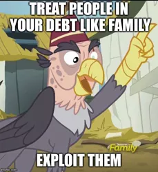 Size: 500x547 | Tagged: safe, derpibooru import, edit, edited screencap, screencap, grampa gruff, pony, the lost treasure of griffonstone, caption, exploitable meme, ferengi, image macro, meme, rules of acquisition, star trek, text