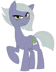 Size: 1139x1462 | Tagged: safe, artist:gintoki23, derpibooru import, limestone pie, earth pony, pony, cute, female, limabetes, limestone is not amused, looking at you, mare, raised hoof, resting bitch face, simple background, solo, transparent background