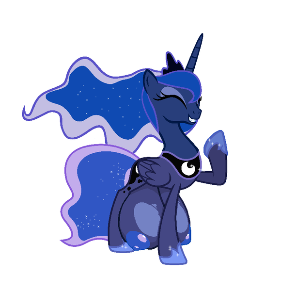 Size: 816x844 | Tagged: questionable, derpibooru import, edit, editor:proto29, princess luna, alicorn, pony, big crotchboobs, crotchboobs, female, huge crotchboobs, impossibly large crotchboobs, nipples, nudity