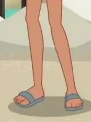 Size: 720x964 | Tagged: safe, derpibooru import, screencap, timber spruce, equestria girls, equestria girls series, turf war, cropped, feet, legs, lifeguard, lifeguard timber, male, male feet, pictures of legs, sandals, toes