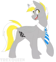 Size: 1674x1838 | Tagged: safe, artist:trexqueen, derpibooru import, oc, oc:silver eagle, pegasus, pony, gray coat, male, solo, stallion, yellow eyes, yellow mane