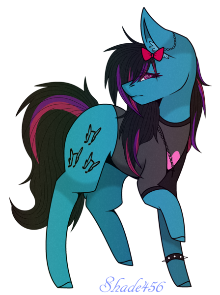 Size: 1024x1371 | Tagged: safe, artist:shade4568, derpibooru import, oc, oc:despy, earth pony, pony, clothes, female, mare, race swap, shirt, simple background, solo, transparent background