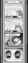 Size: 1451x3300 | Tagged: safe, artist:loreto-arts, derpibooru import, apple bloom, pinkie pie, princess flurry heart, spike, dragon, pony, comic:friendship is innuendo, comic:friendship is innuendo vol. 2, explosion, magic, oh no, pinkamena diane pie, this will end in tears, this will not end well, winged spike