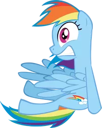 Size: 3772x4719 | Tagged: safe, artist:rorycon, derpibooru import, rainbow dash, pony, may the best pet win, female, simple background, solo, transparent background, vector