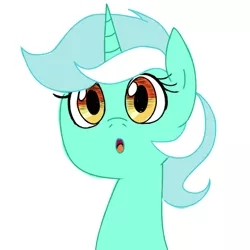 Size: 1280x1280 | Tagged: safe, artist:gintoki23, derpibooru import, lyra heartstrings, pony, unicorn, :o, bust, cute, lyrabetes, open mouth, portrait, simple background, solo, white background