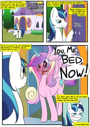 Size: 2893x4092 | Tagged: safe, artist:teabucket, deleted from derpibooru, derpibooru import, princess cadance, shining armor, alicorn, pony, unicorn, comic:satisfaction guaranteed, blushing, butt, comic, dreamworks face, estrus, female, heart eyes, hearts and hooves day, horny, imminent sex, implied sex, le lenny face, male, mare, open mouth, plot, princess cadance is always horny, scaroused, shining armor is a goddamn moron, shiningcadance, shipping, spread wings, stallion, straight, tempting fate, this will end in pain, this will end in snu snu, tongue out, wingboner, wingding eyes, wings, you. me. x. now.