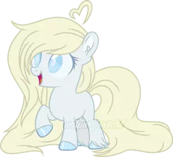 Size: 800x724 | Tagged: safe, artist:t-aroutachiikun, derpibooru import, oc, oc:puddleheart, earth pony, pony, female, filly, simple background, solo, transparent background