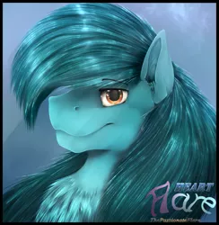 Size: 1249x1281 | Tagged: safe, artist:flareheartmz, derpibooru import, oc, oc:yorick, pony, bust, fur, looking at you, portrait, solo, text