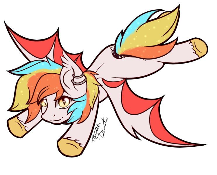 Size: 1728x1396 | Tagged: safe, artist:absolitedisaster08, derpibooru import, oc, bat pony, pony, bat pony oc, bat wings, ear piercing, earring, jewelry, male, piercing, simple background, solo, stallion, transparent background, unshorn fetlocks, wings