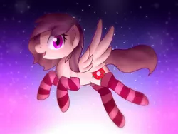 Size: 1032x774 | Tagged: safe, artist:timidwithapen, derpibooru import, oc, oc:night rose, pony, clothes, socks, striped socks