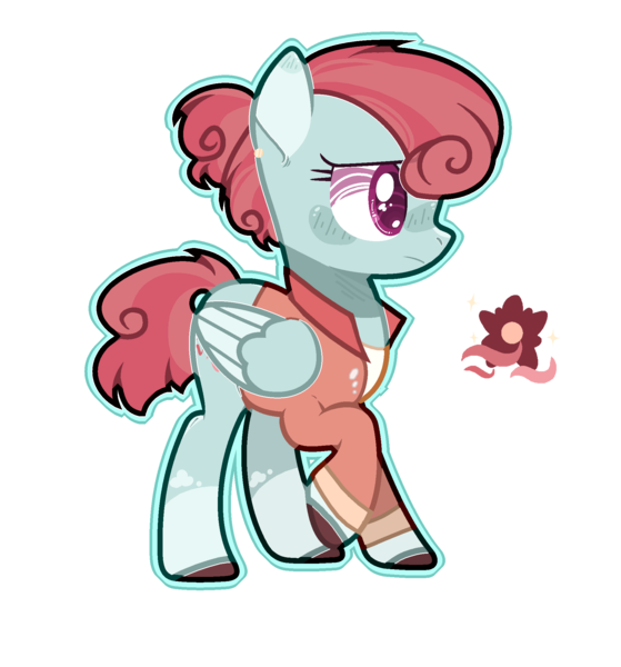 Size: 1965x2109 | Tagged: safe, artist:jxst-alexa, derpibooru import, oc, pegasus, pony, clothes, female, magical lesbian spawn, mare, offspring, parent:posey shy, parent:windy whistles, parents:windyshy, shirt, simple background, solo, transparent background