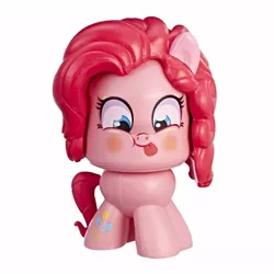 Size: 1000x1000 | Tagged: safe, derpibooru import, pinkie pie, earth pony, pony, :p, big head, mighty muggs, tongue out, toy